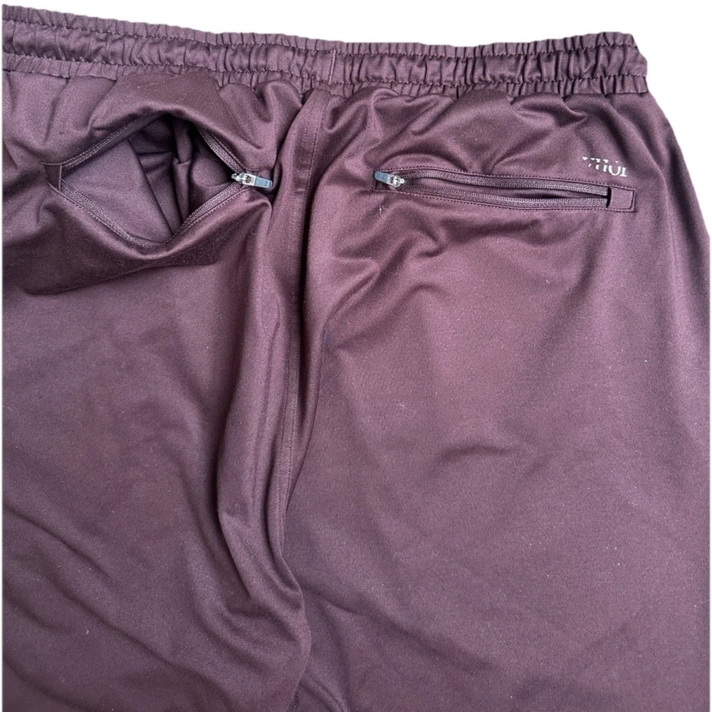 Vuori Performance Sweatpants Mens S RedActivewear Drawstring Zipper Joggers - Picture 7 of 10